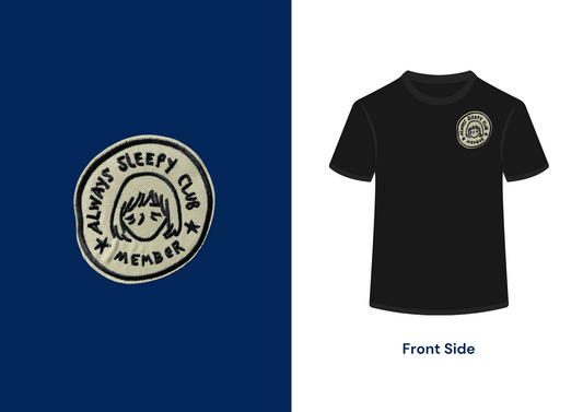 T-shirt Always Sleepy Club Member