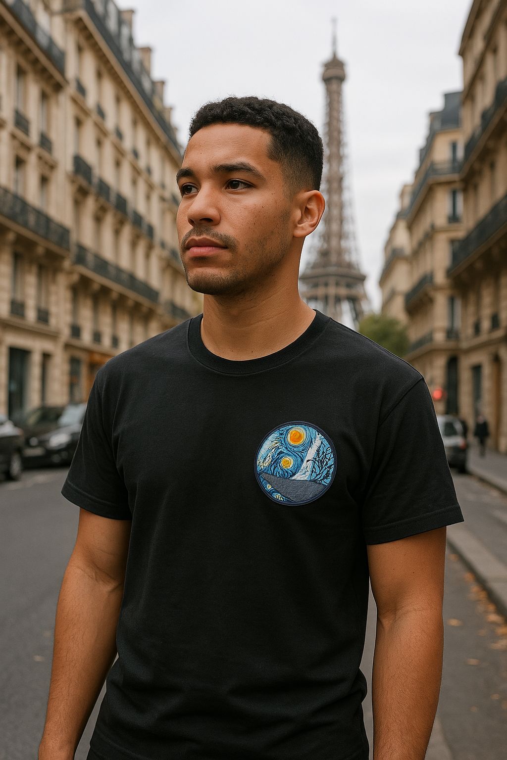 T-shirt Nuit étoilée de Vincent Van Gogh