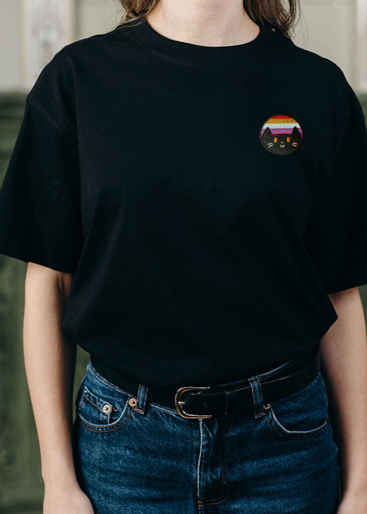 T-shirt Chat Noir – Édition Pride
