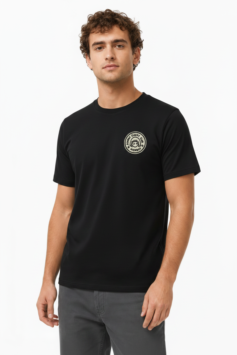 T-shirt Always Sleepy Club brodé